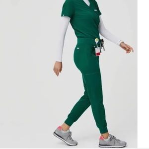 FIGS HUNTER GREEN JOGGERS